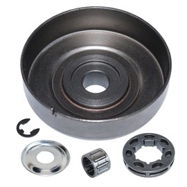 Mtanlo 3/8" 7 T Clutch Drum Sprocket Needle Bearing E-clip For Stihl MS210 MS230 MS250, Clutch Drum, Rim Sprocket, Needle Bearing, Clutch Washer, E-clip.