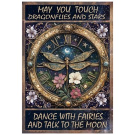 Tolles Puzzle für Erwachsene, 300 Teile, Mögen Sie Libellen und Sterne berühren mit Feen tanzen und mit dem Mond sprechen, Puzzles für Erwachsene, Spielzeug, Geschenk, Familiendekoration, Kinderpuzzle