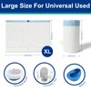 60pcs Disposable Bedside Commode Liners, Portable Toilet Bags for Toilet