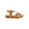 VOLATILE Women's Engie Multi Strap Thong Sandal, Rose Gold, 8M