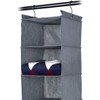 MayGreeny Hanging Wardrobe Organizer for Clothes Sweaters Hanging Closet Storage