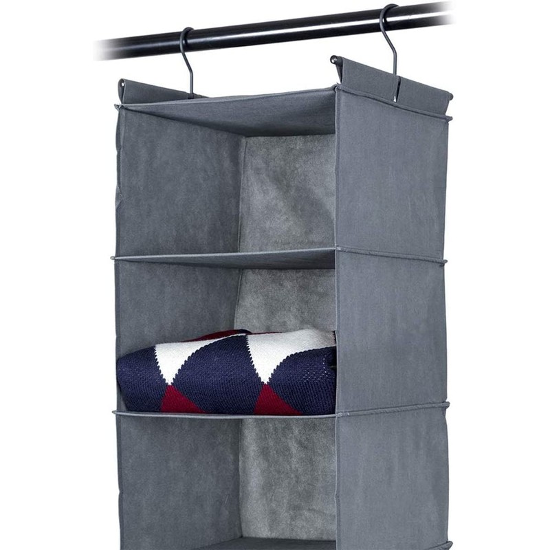 MayGreeny Hanging Wardrobe Organizer for Clothes Sweaters Hanging Closet Storage