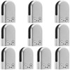 MUKLEI 10 PCS 6-8mm Glass Clamps, 304 Stainless Steel Glass
