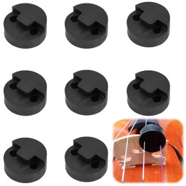 Set of 8 Violin Mutes - Violin Damping Rubber Silencer for Violin Mute for Beginners and Enthusiasts