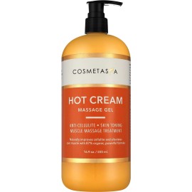 Cosmetasa Hot Cream Massage Gel 16.9 oz With Pump by Cosmetasa