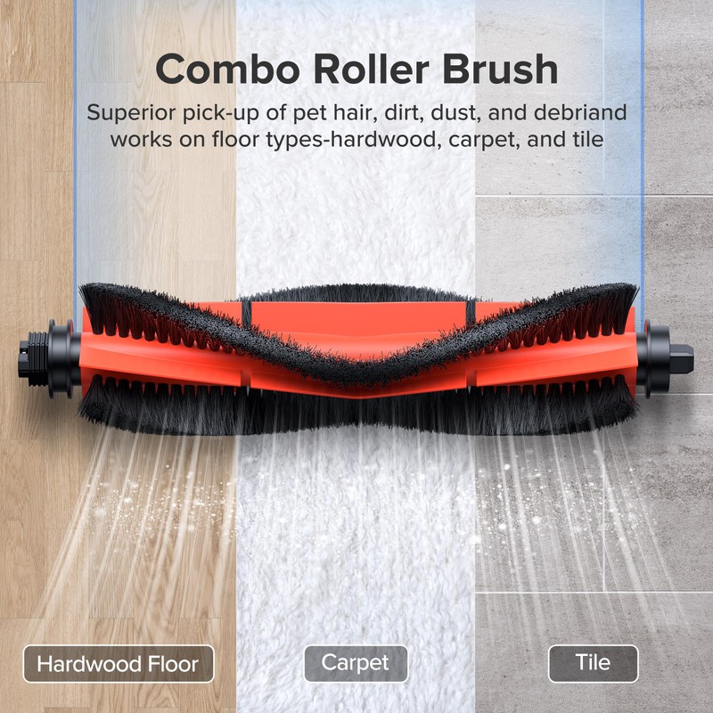 BPMIO Replacement Roller B20 Robot Vacuum Mop Combo