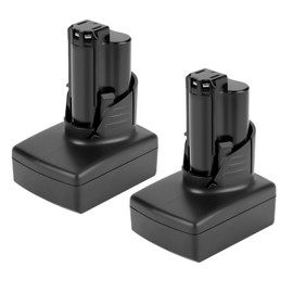 Shentec 12V 6.0A Battery Compatible with M12 48-11-2450 for 12V:48-11-2401 48-11-2420 48-11-2425 48-11-2440 Cordless Drill RED Lithium XC（2 Pack）