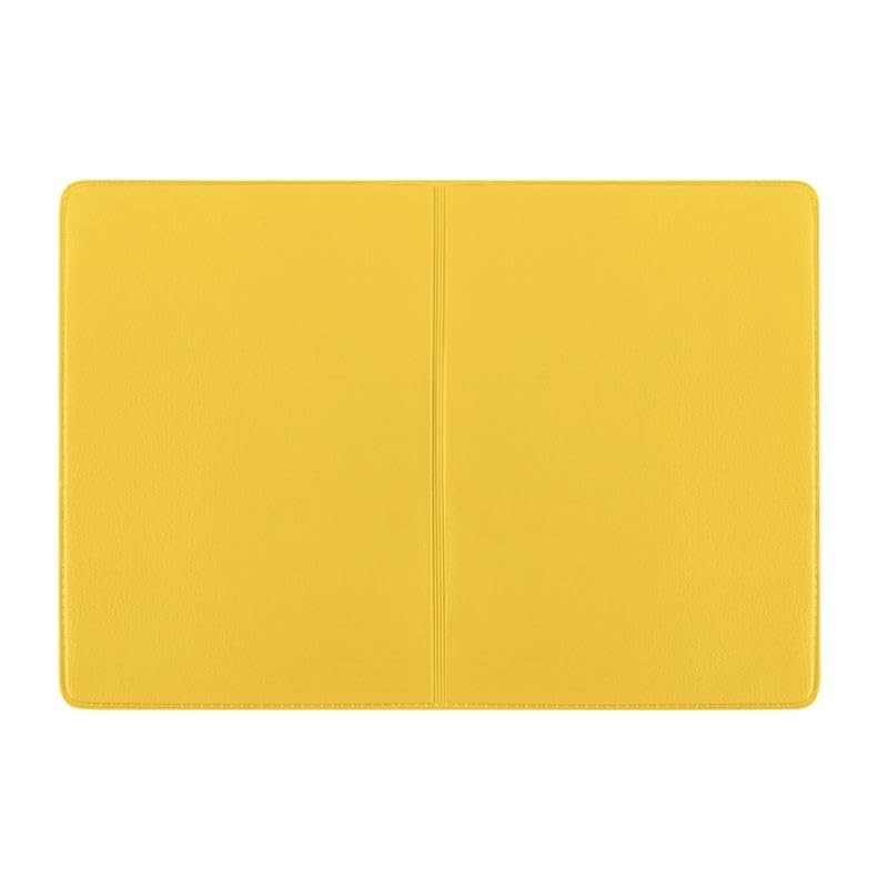orgaexpert Car Licence Protective Case Yellow 2 Compartments 120 x