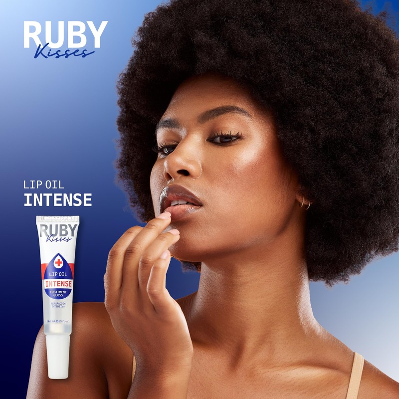 Ruby Kisses Hydrating Lip Oil Intense Treatment Gloss (1 Pack),