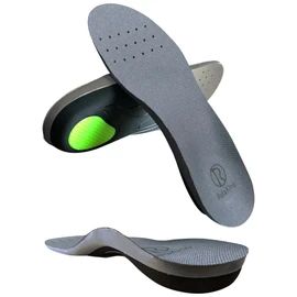 Rela Kino Insole [Breathable + Deodorization Performance] Deodorizing, Anti-fatigue, Shock Absorption, Insole (Dark Gray Logo, M: 26-27)