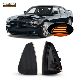 Shipping Front Corner Light for Dodge Charger 2006-2010 LED High Brightness Car Corner Lamp 2PCSLight Color: Amber, Lamp Type: LED