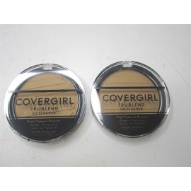 Covergirl 0.33oz Sunset Glitz Trublend So Flushed High Pigment Bronzer - Qty 2