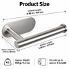 304 Stainless Steel Toilet Paper Holder – Self-Adhesive Wall-Mounted Roll