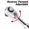 Bestgle 2 in1 Mini Ratchet Wrench, 1/4" Drive Hex Bit
