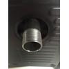 GenExhaust Universal Generator 1-1/2" Steel Exhaust Extension 1 Foot Length