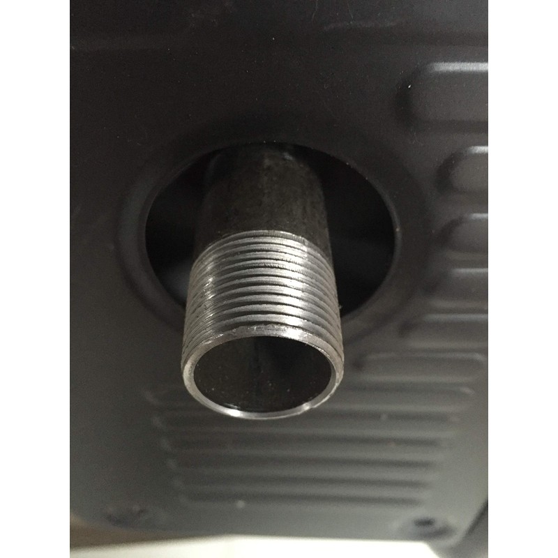 GenExhaust Universal Generator 1-1/2" Steel Exhaust Extension 1 Foot Length