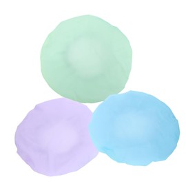 NOLITOY Lined Bath Cap Shower Cap for Braids for Dyeing Perming Soft Microfiber Towel for Long Hair