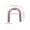 CNBTR U-Bolt Screws Saddle Nuts 304 Stainless Steel Silver M6