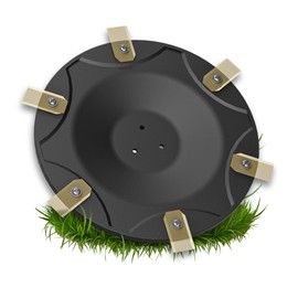 3DHerb 6 Blade Discs Compatible with ECOVACS Goat O500, O800, O1200, G1-800, G1-2000, G1 - Premium Mowing Disc Made of Fibreglass Reinforced Plastic for 6 Blades (Blade Disc without Blades)