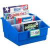 Really Good Stuff 4-Pack Single-Color Picture Book Classroom Library Bins
