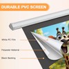 YODOLLA 100" Projector Screen Motorized 4:3, 4K HD Pull Down