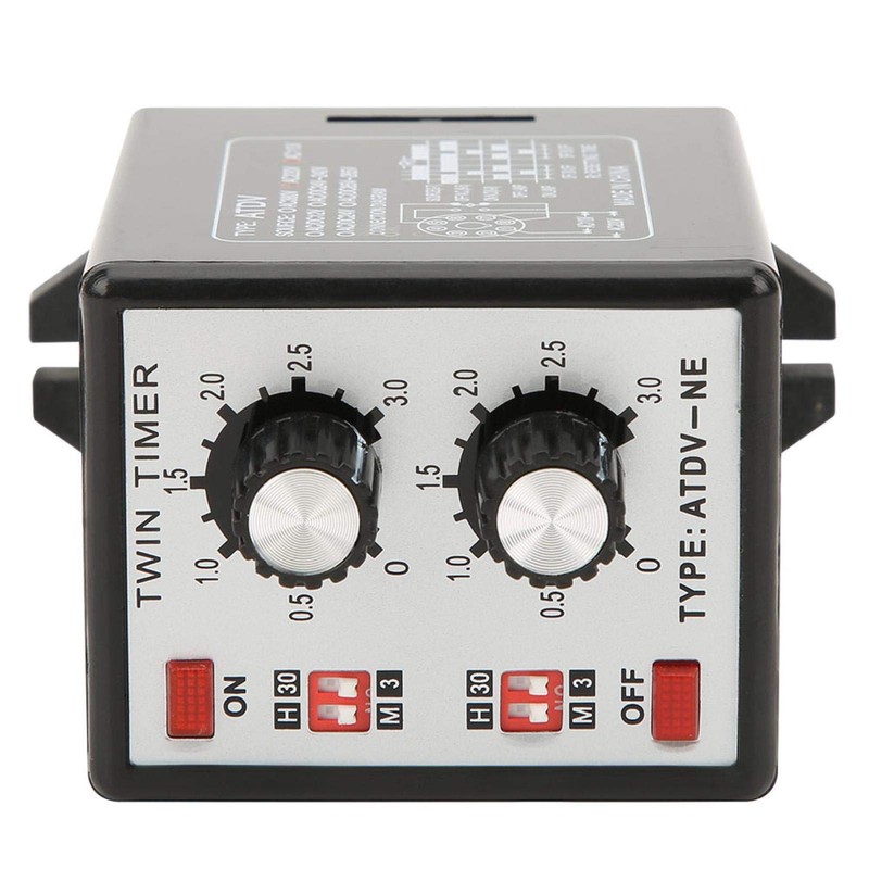 Oumefar Multi-Section Short Period Repeat Cycle Timer Intermittent Timer Twin