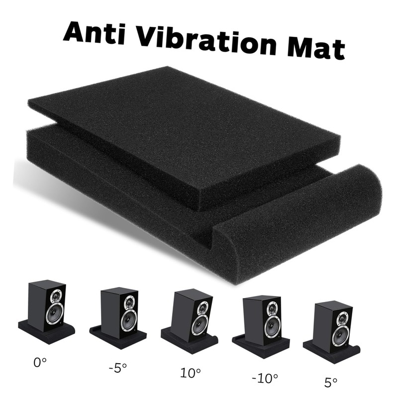 WHAMVOX Acoustic Foam Speaker Isolation Pads Pieces Sound Proofing Panels