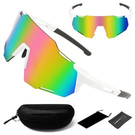 Zoonvii Fast Glasses, Bicycle Sunglasses, Polarised Cycling Glasses