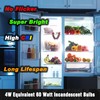 LED Refrigerator Light Bulb 4W Replacement 40W-60W Fridge Light Bulb