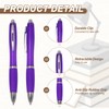 PATIKIL Retractable Ballpoint Pens, 1.0mm, Black Ink, Rubber Grip Plastic