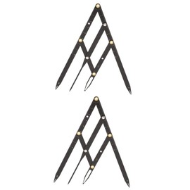 Healeved 2stücke Augenbrauen Maßschneider Punkte Positionierungslineal Präzises Werkzeug Für Augenbrauenzeichnung Und Messung Schwarz Für Symmetrie Bei Augenbrauen Und Lippen  