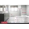 DELTA Dansant Towel Hook, Robe Hook Satin Nickel Towel Holder