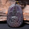 TAMHOPE Collar de obsidiana Negro-Miles de Manos Jade Guanyin Buda