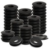 Ailbiuko 50 Pcs Rubber Glad Hand Seals, Black Round Gladhand