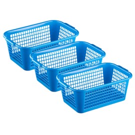 MiraHome Storage Baskets Set of 3 9 L 35 x 24 x 14.5 cm Granite
