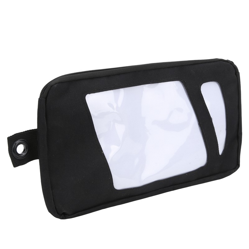 10in Black Surfboard Surfing Fin Storage Bag Durable Canvas Handbag