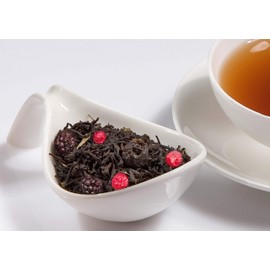 Teeparadies Löw Black Tea Blackberry | 500 g Approx. 240 Cups | 100% Taste Guarantee