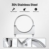 EVIL ENERGY 5" Heavy Duty U Bolt Exhaust Clamp, 5