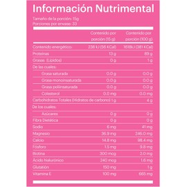 SESEN - Colágeno Hidrolizado en Polvo 500 g - Ácido Hialurónico, Biotina, Vitamina E, Suplemento Alimenticio, Péptidos de Colágeno en Polvo, Collagen Peptides