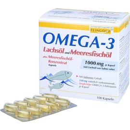 Omega 3 Salmon Oil and Sea Fish Oil Capsules