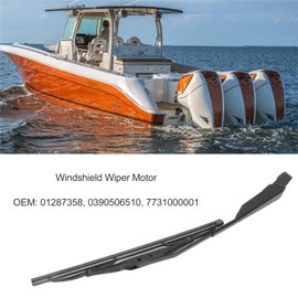12V Electric UTV Windshield Wiper Motor Kit 01287358 0390506510 7731000001 Universal Car Windshield Windshield Wiper Kit for Fishing Boat Caravan ATV UTV