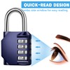 Padlock Combination Locks Combination Lock Small Padlock Combination Code 4