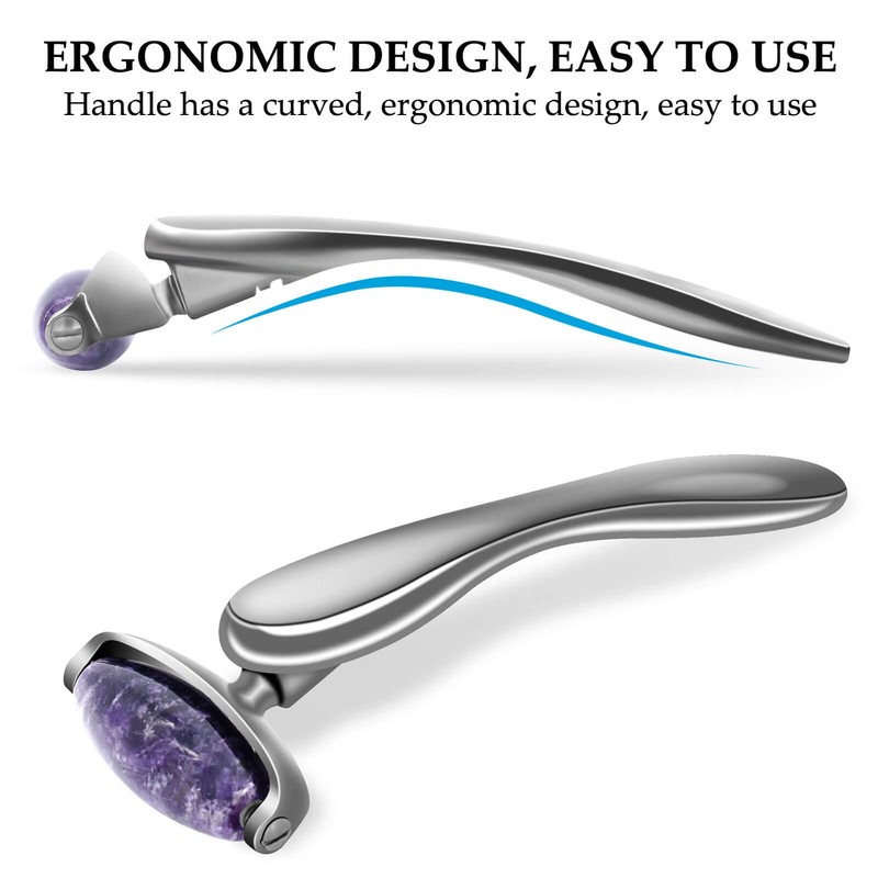 Face Roller Jade Face Roller Eye Massager, Anti-Ageing Face Massager