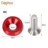 Dophee 20Pcs Billet Aluminum Bumper Fender M6 Screw Bolt Washer