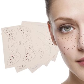 Glitter Freckles, Sparkle Freckles, Pecas Maquillaje, Fake Freckles Patch, Pegatina de Tatuaje de Pecas Parche de Pecas Falsas Pegatinas de Tatuaje de Cara Temporal Falsas Tatuajes Temporales