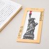 KAIUN-DO Bookmark with Musicians & Sculptures of the World, Funny