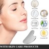Gua Sha Facial Tools, Stainless Steel Metal Scraping Board, Smooth