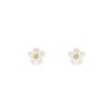 Women's and Children's Mother of Pearl Flower Stud Earrings 9