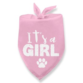 It’s a Girl Dog Bandana Pregnancy Announcement Big Sister Bandana for Dog Pregnancy Announcement Gender Reveal Baby Announcement Dogs Scarf for Small and Medium Cats Dogs