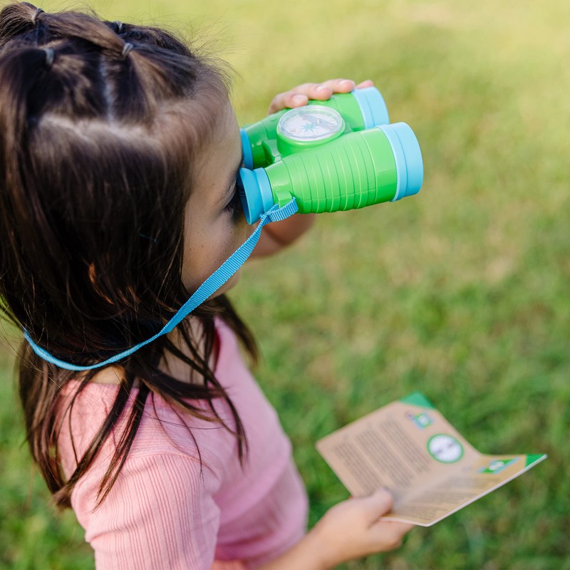 Melissa & Doug Let's Explore binoculars and compass set toy,